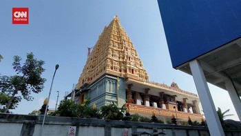 VIDEO: Penampakan Murugan Temple, Kuil Hindu Raksasa di Tepian Jakarta