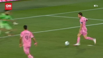 Update Eksklusif Olahraga CNN : VIDEO: Messi Cemerlang, Inter Miami Menang