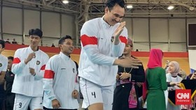 Timnas Voli Indonesia Selebrasi Pacu Jalur Saat Juara SEA V League