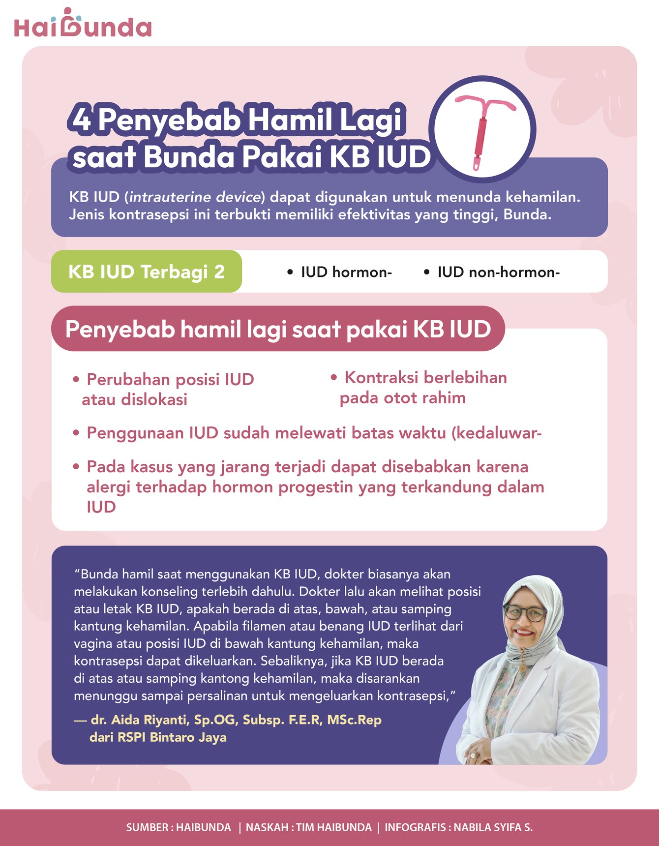 4 Penyebab Hamil Lagi saat Bunda Pakai KB IUD