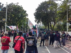 Demo Driver Ojol di Jakarta Diklaim 50.000 Orang, Ternyata Cuma Segini