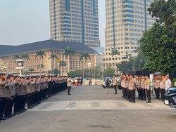 Polisi Kerahkan 1.632 Personel Amankan Demo Ojol di Sekitar Istana Hari Ini