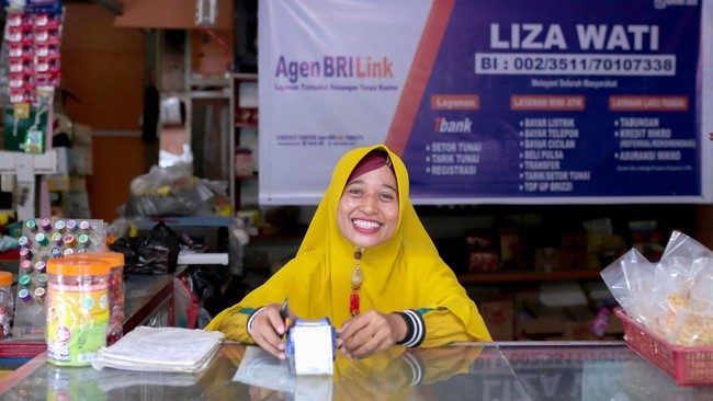 BRI menegaskan komitmen inklusi keuangan melalui AgenBRILink dengan mencatat transaksi Rp843 triliun dari 1,22 juta agen di 67 ribu desa.