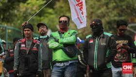 Poin Tuntutan Demo Ojol di Monas: Buat UU Transportasi Online
