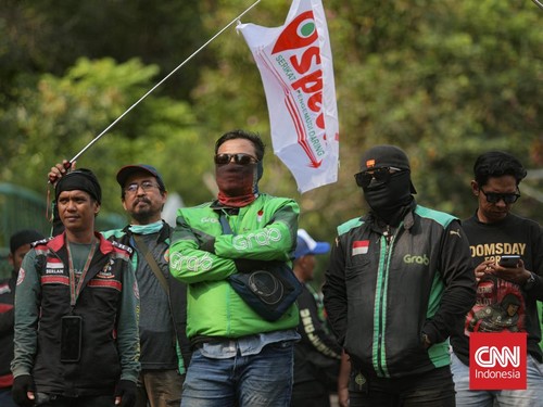 Poin Tuntutan Demo Ojol di Monas: Buat UU Transportasi Online