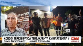 VIDEO: Kondisi Terkini Pasca Terbakarnya KM Barcelona V