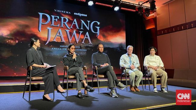 Angga Sasongko menyatakan proyek film perang Diponegoro atau Perang Jawa itu hingga kini tak terafiliasi atau bekerja sama dengan pemerintah.
