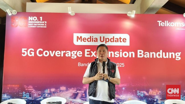 Penetrasi perangkat 5G Telkomsel di Bandung Raya mencapai 23 persen, tingkat konsumsi internet rata-rata 202 GB per pengguna per bulan.