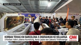VIDEO: Korban Tewas KM Barcelona 5 Diserahkan ke Keluarga