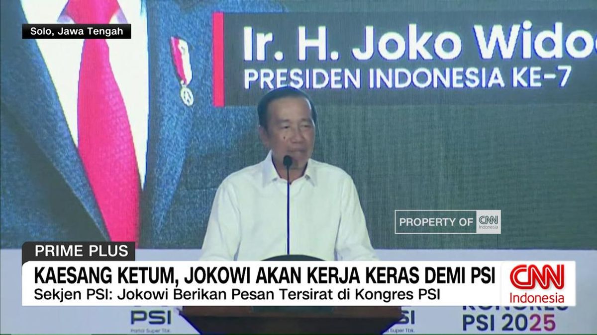 VIDEO: Kaesang Ketum, Jokowi Akan Kerja Keras Demi PSI