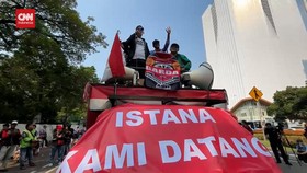 VIDEO: Tuntutan Demo Ojol di Monas, Potongan Komisi - Driver Prioritas
