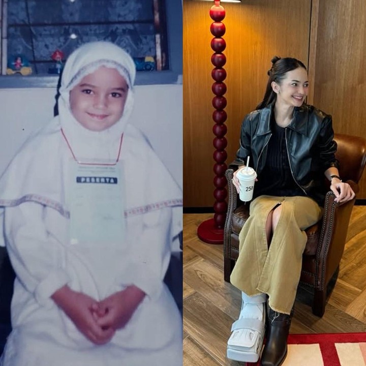 <p>Enzy pernah membagikan potret masa kecilnya saat ikut manasik haji di usia 6 tahun. Tampil anggun dengan hijab putih, pesonanya sudah terpancar sejak dini. Sekarang, ia dikenal sebagai aktris&nbsp;sekaligus presenter ternama dengan kepribadiannya yang hangat. &ldquo;Foto ini kayanya umurku 5&ndash;6 tahun, sekarang 32 tahun dan Alhamdulillah salah satu doanya terkabul bisa Ramadan di Baitullah. Semoga tahun depan dan tahun-tahun berikutnya bisa kembali lagi ke sini. Aamin,&rdquo; tulisnya. (Foto: Instagram @enzystoria)</p>