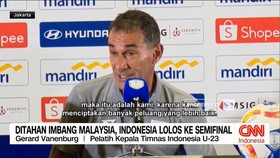 VIDEO: Garuda Muda Lolos Semifinal Usai Ditahan Imbang Malaysia U-23