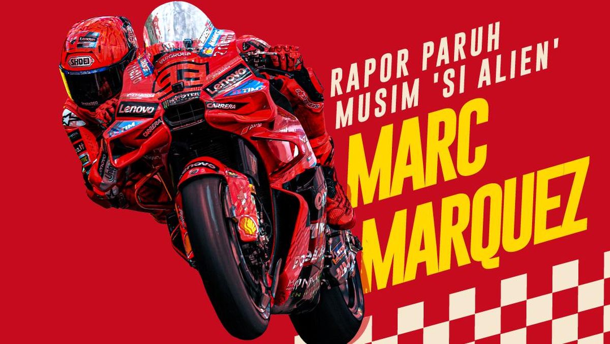 INFOGRAFIS: Rapor Paruh Musim 'Si Alien' Marc Marquez