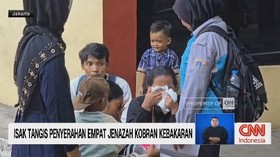 VIDEO: Isak Tangis Penyerahan Empat Jenazah Korban Kebakaran