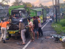 Tabrakan Beruntun di Jalan Denpasar-Gilimanuk, Supir Truk Tergencet