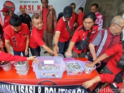 PDIP Jogja Kembali Aksi Saweran Koin Bela Hasto-Bawa ke Jakarta Saat Sidang