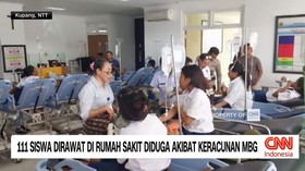 VIDEO: 111 Siswa Dirawat di Rumah Sakit Diduga Akibat Keracunan MBG