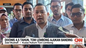 VIDEO: Divonis 4,5 Tahun, Tom Lembong Ajukan Banding