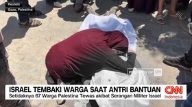 VIDEO: Israel Tembaki Warga Saat Antri Bantuan