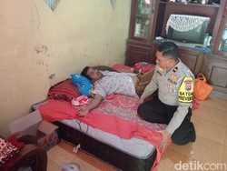 Satlantas Polres Bangkalan Berikan Santunan ke Korban Kecelakaan