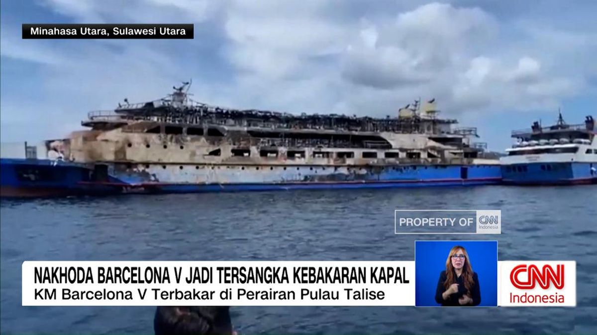 VIDEO: Nakhoda KM Barcelona sebagai Tersangka Kebakaran Kapal