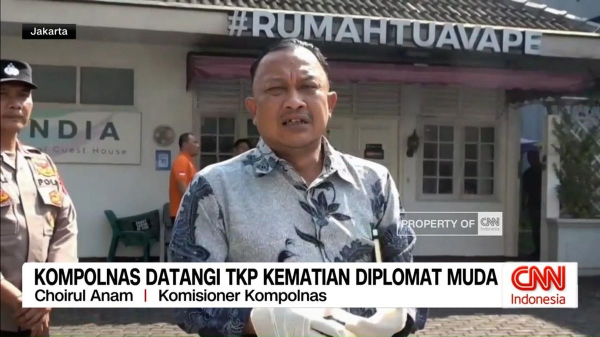 VIDEO: Kompolnas Datangi TKP Kematian Diplomat Muda