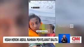 VIDEO: Kisah Heroik Abdul Rahman, Penyelamat Balita di KM Barcelona V