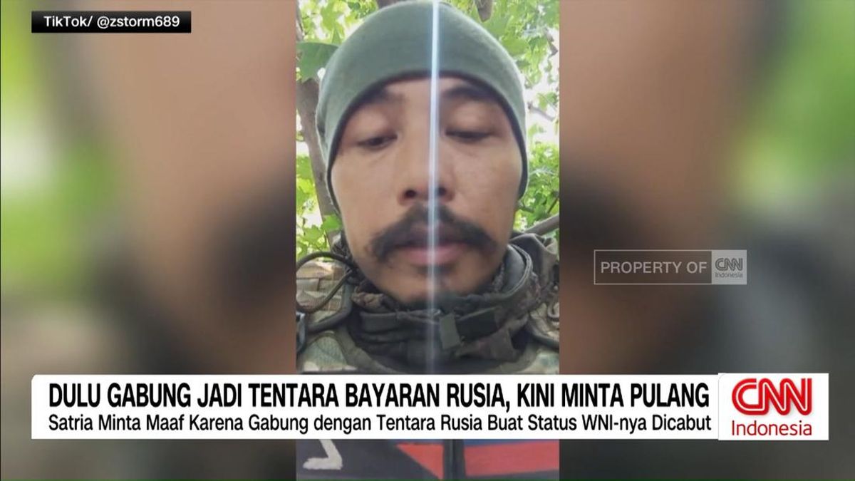 VIDEO: Dulu Gabung Jadi Tentara Bayaran Rusia, Kini Minta Pulang