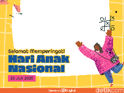 10 Twibbon dan Ucapan Hari Anak Nasional 23 Juli 2025, Lengkap dengan Sejarahnya
