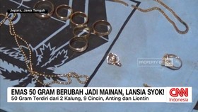 VIDEO: Perhiasan Emas 50 Gram Berubah Jadi Emas Mainan, Pasangan Lansi