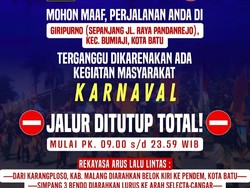 Ada Karnaval Budaya, Jalan Raya Pandanrejo Kota Batu Tutup Total