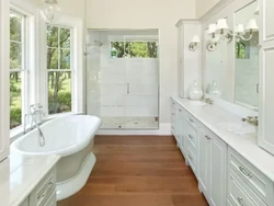5 Desain Kamar Mandi dengan Lantai Kayu Beserta Cara Perawatannya