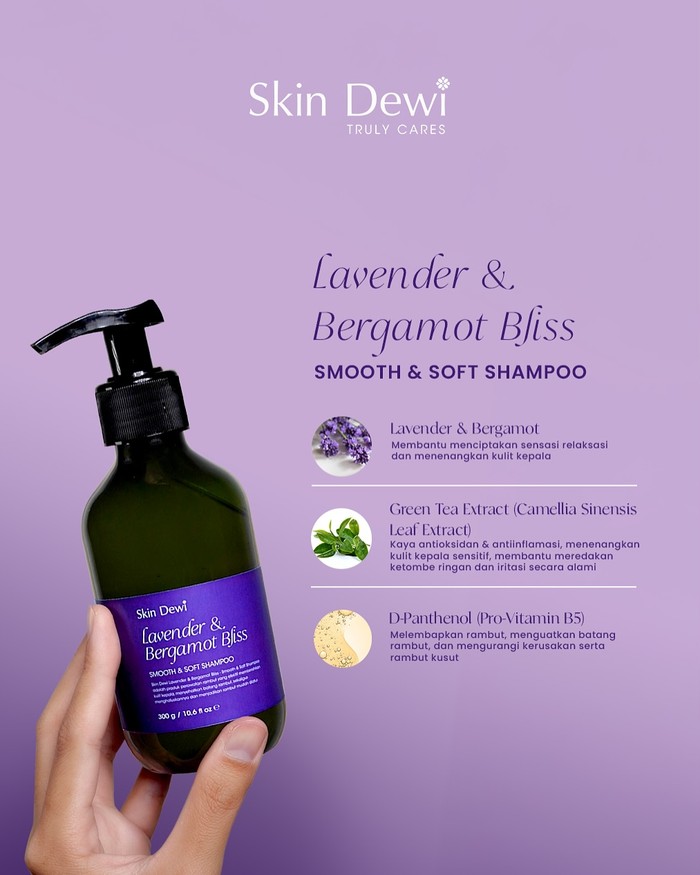 Skin Dewi Lavender & Bergamot Bliss Smooth & Soft Shampoo