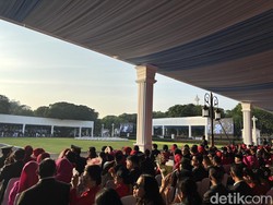 Suasana Istana Jelang Prabowo Lantik Capaja sebagai Perwira TNI-Polri