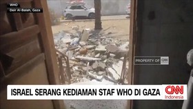VIDEO: Israel Serang Kediaman Staf WHO di Gaza