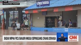 VIDEO: Badai Wipha Picu Banjir hingga Sepinggang Orang Dewasa