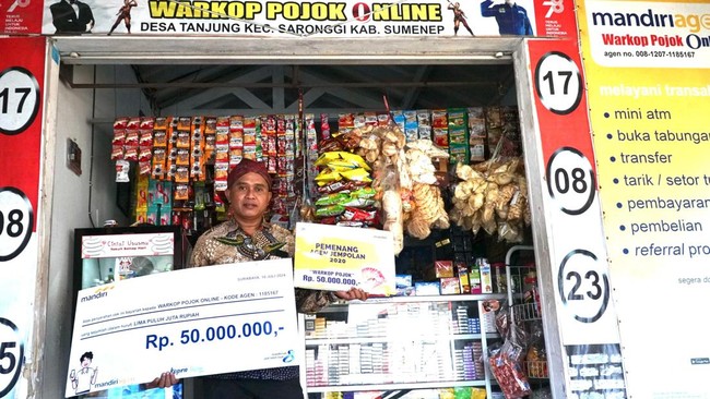 Bank Mandiri perkuat ekonomi kerakyatan melalui program Mandiri Agen, perluas akses layanan keuangan digital hingga wilayah terpencil dan UKM.