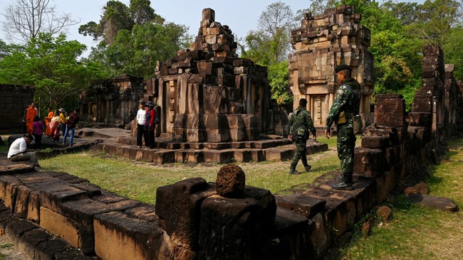 Candi Ta Moan Thom merupakan situs kuno yang berada di garis perbatasan Thailand-Kamboja dan telah lama menjadi titik panas dalam hubungan bilateral.