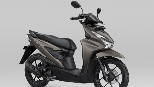Honda Beat sekarang punya tampilan warna dan striping baru.