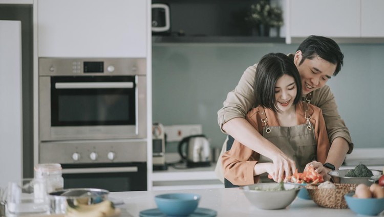 Ilustrasi masak bareng