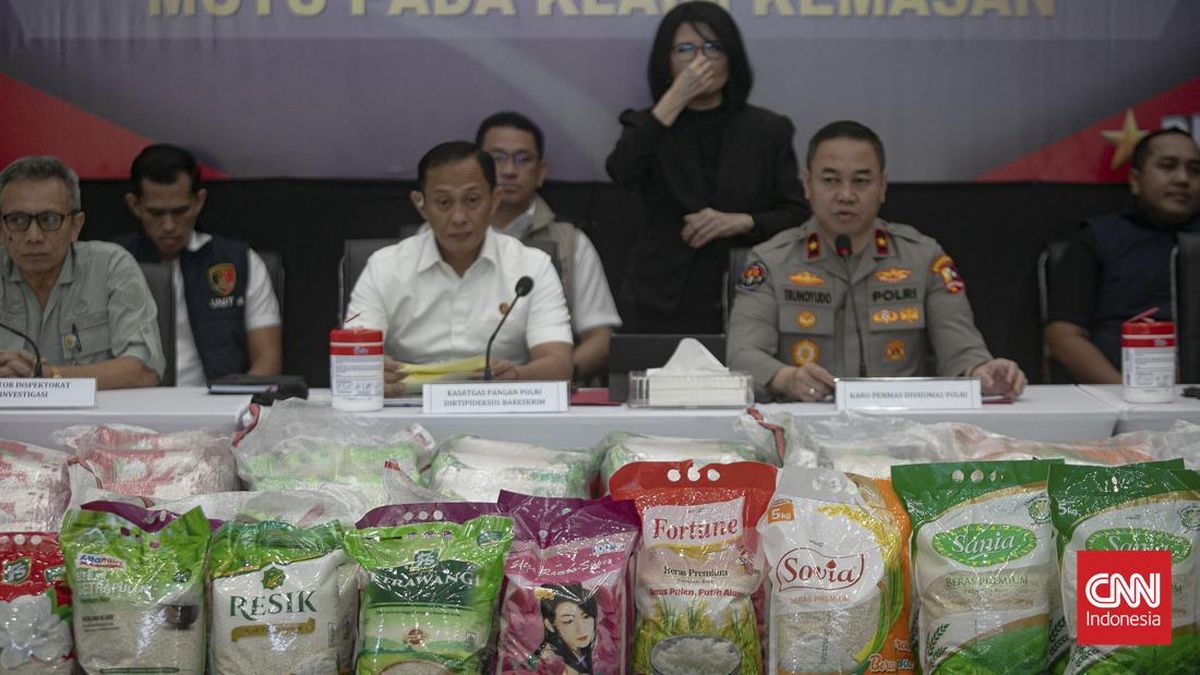 Polisi Bidik Tersangka Perorangan hingga Korporasi Kasus Beras Oplosan