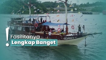 Serunya Naik Kapal Pinisi di Teluk Balikpapan, Harga Murah Meriah