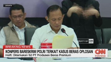VIDEO: Konpers Bareskrim Polri Terkait Kasus Beras Oplosan