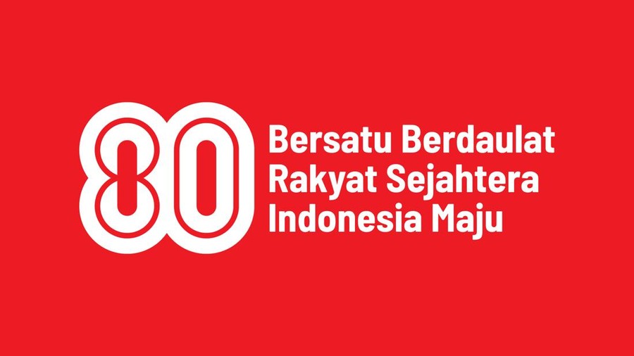 Logo HUT ke-80 RI