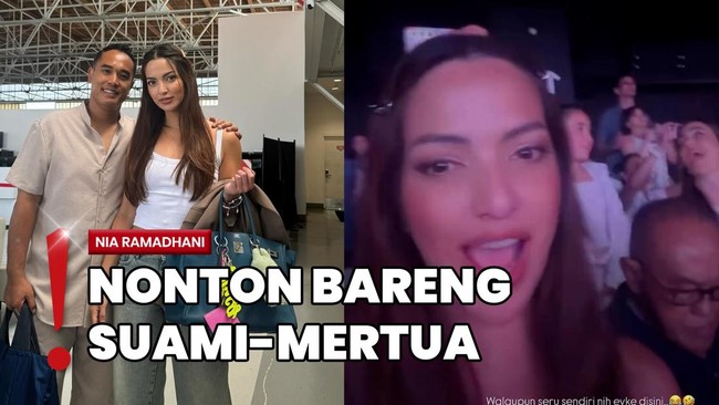 Seru Abis! Nia Ramadhani Asyik Nyanyi di Konser Backstreet Boys