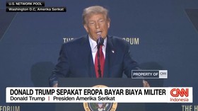 VIDEO: Donald Trump Sepakat Eropa Bayar Biaya Militer