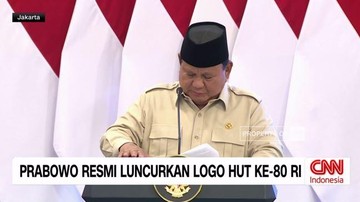 VIDEO: Prabowo Resmi Luncurkan Logo HUT ke-80 RI