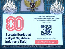 Makna Infinity Logo HUT ke-80 RI Diungkap Prabowo