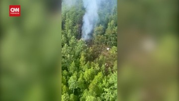 VIDEO: Penampakan Pesawat Jatuh di Rusia, 50 Penumpang Tewas